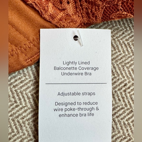 Auden Lightly-Lined Balconette Underwire Bra - Size 46D NWT - Picture 11 of 13